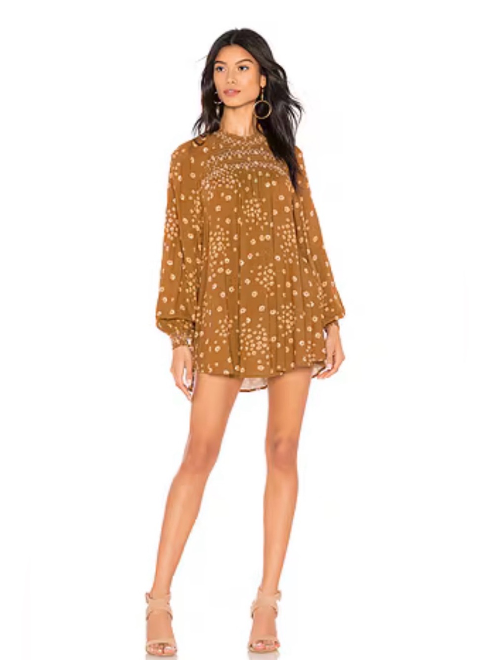 EUC Free People Flowers in Her Hair Tunic — Size Large